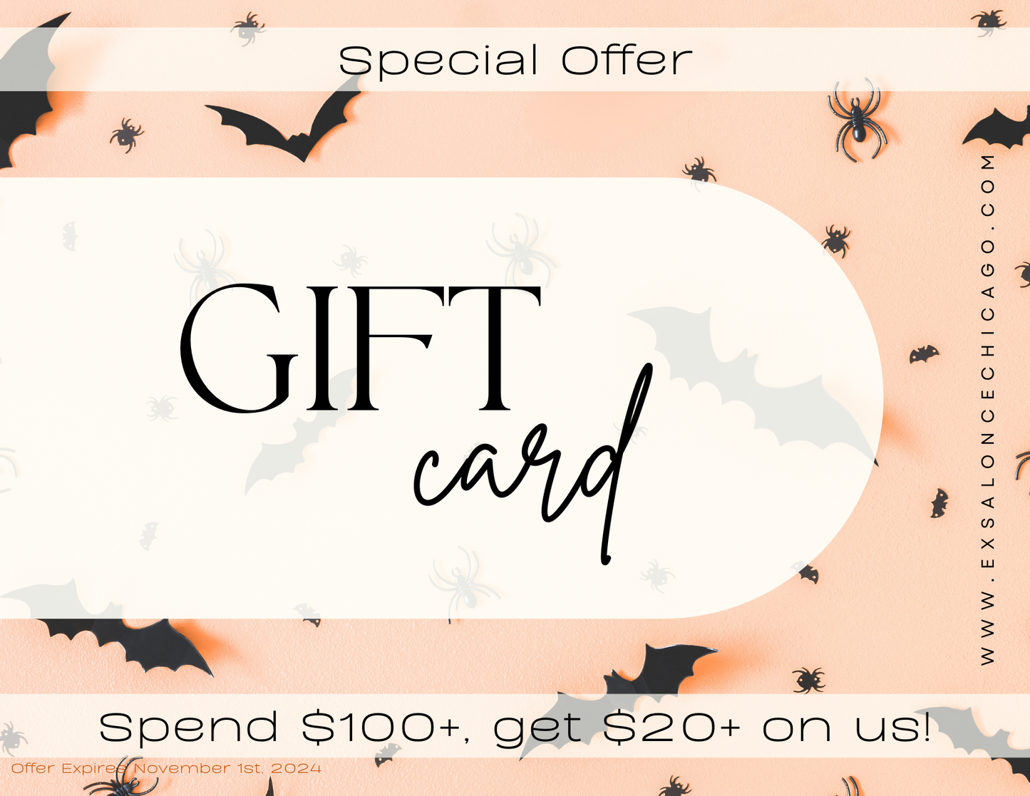 Halloween Gift Card Special